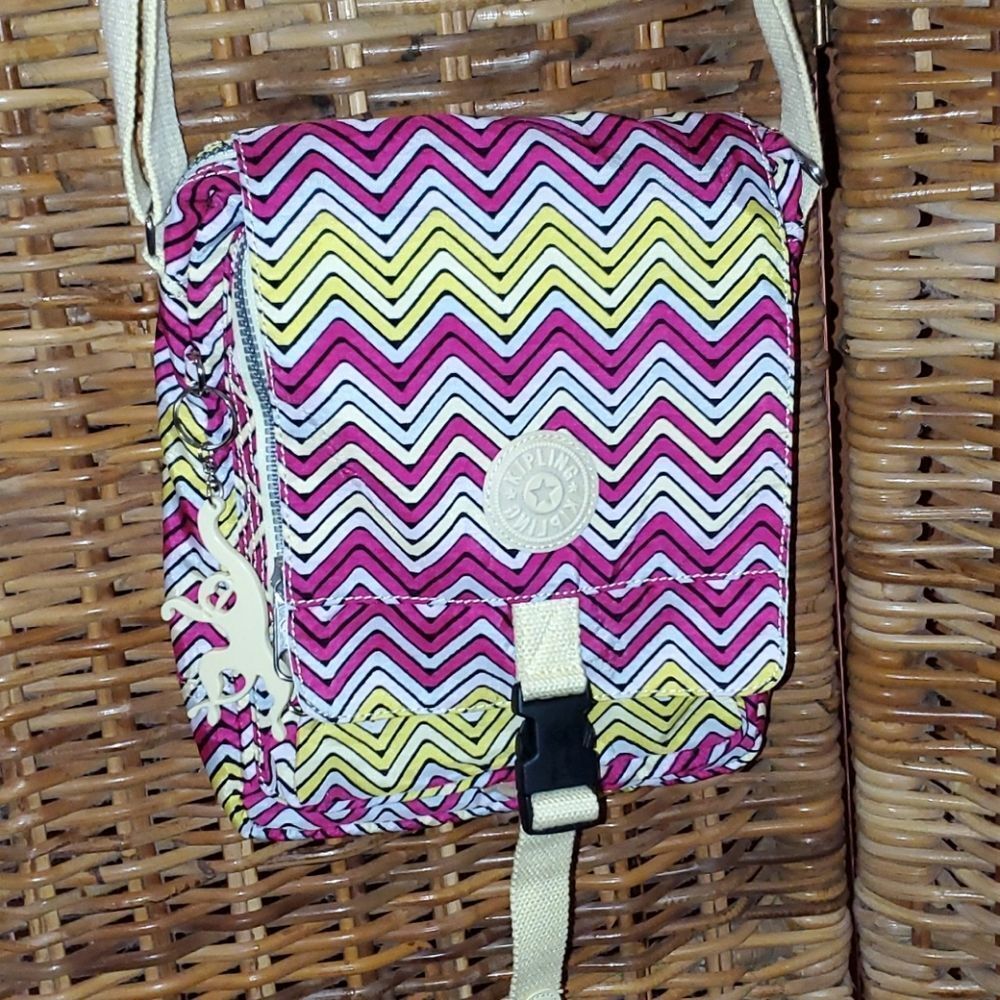 Kipling Messenger Shoulder Bag w/ Monkey keychain
